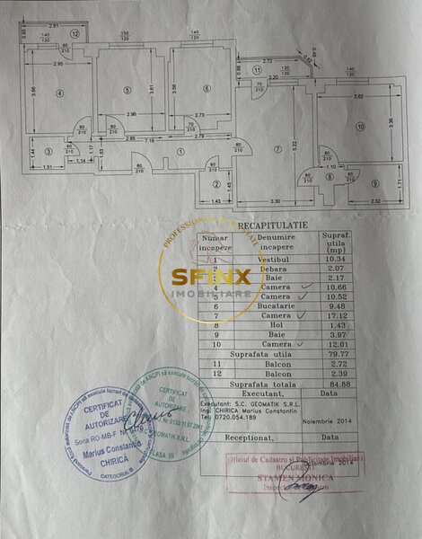 Calea Mosilor, metrou Obor, apartament 4 Camere